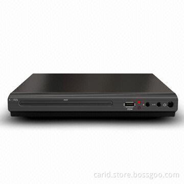Mini DVD Player with Blue-backlight Loader Entrance and Microphone at Right Side